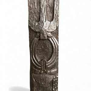 แผ่นไม้ตกแต่งผนังลายชนเผ่าอินเดีย แกะสลักด้วยมือ ของตกแต่งสถาปัตยกรรมโบราณ สไตล์เรียบง่าย สำหรับตกแต่งภายในโรงแรม แบบผสมผสาน 1 ตู้คอนเทนเนอร์ - Product Image 6