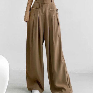 Wholesale Breathable Eco-Friendly Cotton Baggy Pants for Men and Women Regular Fit Casual Daily Life Trousers with Custom Colors - Product Image 5