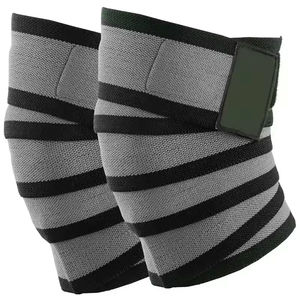 Sécurité sportive néoprène genouillères élastiques orthèse gymnastique haltérophilie genouillère bandages sangles garde Compression unisexe genouillère - Product Image 4