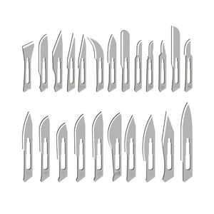 Lames de scalpel et poignée pour Dermaplaning dentaire médical bricolage coupe Pcb réparation laboratoire Animal couteau chirurgical - Product Image 2