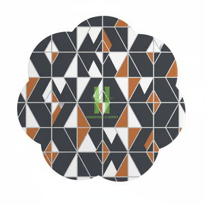 Luxury Handmade Flower Shape Lacquer <b>Placemats</b> Accessories Serving Tray Accessories Home and Kitchen From Vietnam - Product Image 4