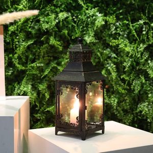Candelero elegante y resistente de metal y madera de estilo moderno para iluminación de hogar y eventos decoración del hogar - Product Image 5