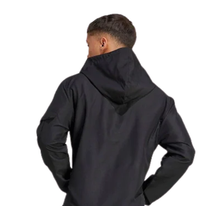 เสื้อฮู้ดซิปสีดำเรียบง่ายคุณภาพสูงสำหรับผู้ชาย เสื้อแจ็คเก็ตมีฮู้ดน้ำหนักเบา สไตล์ลำลอง สตรีทแวร์ ผ้าเนื้อนุ่ม แขนยาว ใส่ได้ทุกวัน - Product Image 6