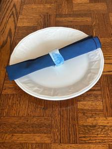 Rond de serviette élégant en résine pour décor de table de mariage, accessoire de salle à manger élégant, parfait pour les fêtes, les événements et la maison - Product Image 3