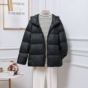 Veste matelassée élégante et légère à col montant, finition satinée brillante, manteau d'hiver chaud, mode haut de gamme, brillant - Product Image 1
