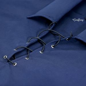 Geoffrey เสื้อผ้าฝ้าย Ghillie Jacobite ลูกไม้แบบดั้งเดิมสวมใส่สบายสไตล์สก็อตแบบ Kilt ทำจากผ้าที่เหมาะสม - Product Image 2