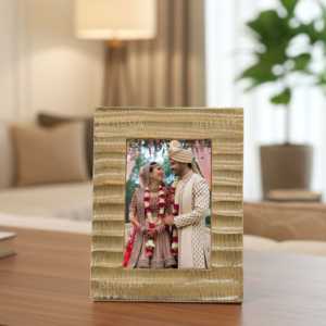 กรอบรูปอะลูมิเนียม BEHOMA Gold 4x6 ลายคลื่น น้ำหนักเบา ทนทาน ผลิตในอินเดีย สำหรับตกแต่ง - Product Image 2