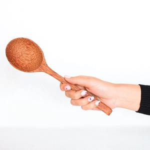 Spatule à la noix de coco ustensiles outils de cuisson et de cuisson en bois naturel spatules en bois de coco faites à la main - Product Image 5