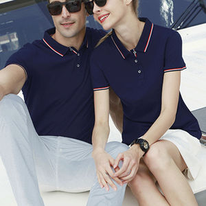 Polo de Golf profesional de alta calidad para hombre, Camiseta 100% de algodón con logotipo bordado personalizado, camiseta de trabajo Polo - Product Image 4