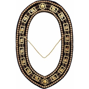 Nouveautés chaîne de collier maçonnique personnalisée d'approvisionnement d'usine OEM collier de chaîne maçonnique de haute qualité - Product Image 2
