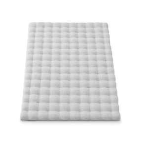 Alfombra de poliéster suave gris claro de 0,5x0,8 m, alfombra de diseño de viscosa abstracta para sala de estar moderna, dormitorio, decoración del hogar - Product Image 1