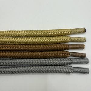 100% polyester 7mm écologique en gros cordon de serrage tressé coloré enduit couleur personnalisée à capuche cordon lacet - Product Image 4