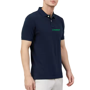 เสื้อโปโลผู้ชายเสื้อโปโลแขนสั้นเสื้อโปโลโลโก้ออกแบบได้ตามที่ต้องการ - Product Image 4
