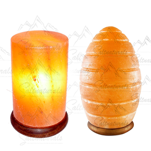 Lámparas de sal del Himalaya hechas a mano de fabricante directo Diseños únicos de Feng Shui Estilo de amor de la mejor calidad Precio al por mayor - Product Image 1