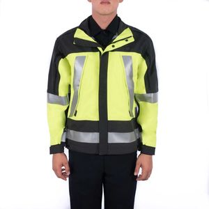Chaqueta transpirable de lona reflectante táctica de alta visibilidad Unisex de buena calidad para la temporada de primavera 2025 - Product Image 2