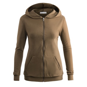 Customizable Women's Streetwear Hoodie With Long Sleeves And <b>Zipper</b> Pockets|New Design Casual Sweatshirt For Outdoor Activities - Product Image 3