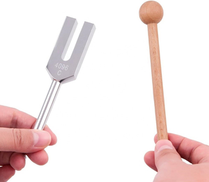 El último Angel Tuning Forks 4096 Hz 4160 Hz 4225 Hz Equipo para la curación Fuente de energía Electricidad Juego de 3 piezas - Product Image 5