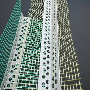 Profilé d'angle en PVC vert avec maille en fibre de verre pour l'isolation des murs extérieurs - Product Image 6