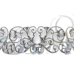 Barandilla de Balcón Decorativa de Hierro Fundido Moderno de Calidad de Exportación Balaji Metals, Sin Marco, Ajustable, Protección UV, Duradera - Product Image 1