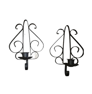 ที่ใส่เทียนทีไลท์เชิงเทียนโลหะติดผนังเชิงเทียนทีไลท์เทียนของตกแต่งสำหรับบ้านตามสีที่กำหนดเองได้ - Product Image 1