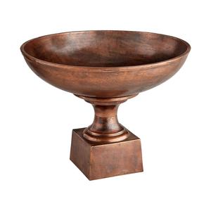 Cuencos de Metal antiguo de cobre para fruta, mesa de aluminio de diseño único, cuenco decorativo para ensalada, para bodas y hoteles - Product Image 1