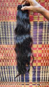 Extensiones de cabello humano Remy indio virgen de alta calidad, máquina de doble trama, fabricante al por mayor, cabello crudo ondulado Natural - Product Image 6