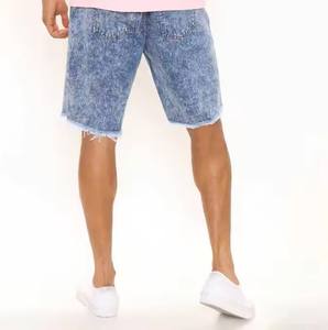 2025 New Denim Tear <b>Shorts</b> Premium Quality Unique Color Breathable Knitted Mid <b>Waist</b> Elastic Closure Custom Log Style <b>Low</b> MOQ - Product Image 6