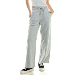 Pantalones de chándal acampanados OEM de alta demanda, pantalones de chándal rectos, ropa de mujer, pantalones de invierno para mujer, pantalones holgados con bolsillos - Product Image 3