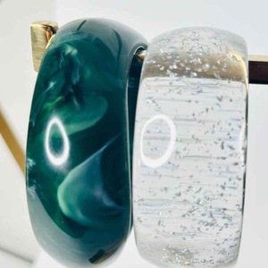 Bracelets et joncs en résine pour femmes, nouvelle collection, bijoux de style ange pour les fêtes et les mariages, haute qualité - Product Image 1