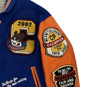 แจ็คเก็ตวาร์ซิตี้ขนแกะคุณภาพพรีเมียมสำหรับผู้ชายและผู้หญิง ป้องกันแบคทีเรีย ดีไซน์ใหม่ คอตั้ง มีทุกขนาดและสี ขนแกะนุ่ม - Product Image 5