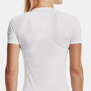 Camisetas de Yoga de manga corta de compresión personalizadas para mujer/ropa deportiva transpirable para Fitness Yoga camisetas deportivas de compresión para correr - Product Image 6