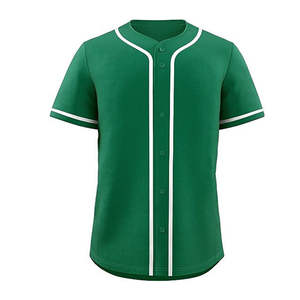 Wholesale Best Quality Custom Design Logo Breathable Windproof 100% Polyester Baseball Jersey Made in Pakistan Top <b>Sale</b> OEM - Product Image 1