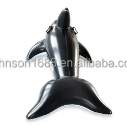 Pvc nhà máy bán buôn mùa hè nước hồ bơi nổi cho trẻ em và người lớn <span class=keywords><strong>Inflatable</strong></span> Cá voi dolphir đi xe trên - Product Image 4