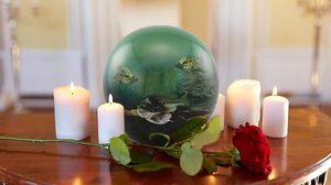 Urna de cremación Life asequible para cenizas humanas, urna conmemorativa para adultos para hombre y mujer, urna decorativa para cenizas de adultos, tamaño personalizado - Product Image 2