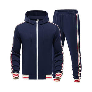 Chándal Premium de 2 piezas, chándal de entrenamiento de manga larga, chándal con cremallera completa para gimnasio, jogging y deportes, servicio OEM disponible - Product Image 3