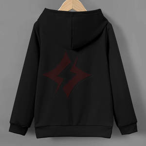 เสื้อกันหนาวแขนยาวแบบสวมหัวสำหรับเด็กผู้ชาย, เสื้อแจ็กเก็ตมอเตอร์ไซค์มีฮู้ดลำลองสวมใส่สบายสำหรับฤดูใบไม้ผลิฤดูใบไม้ร่วง - Product Image 4