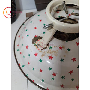 Support d'arbre de Noël en métal de support de Noël enduit de poudre de couleur blanche avec décoration de dessus de Table pour la maison et l'approvisionnement en gros - Product Image 5