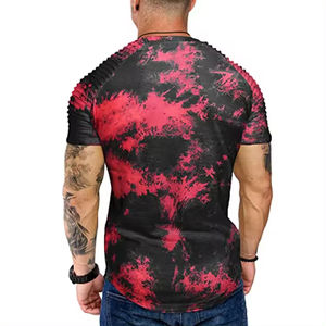 Logo imprimé graphique de haute qualité T-shirt slim-fit allongé pour hommes t-shirts imprimés bouffants surdimensionnés streetwear pour hommes - Product Image 6