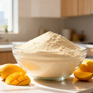 Poudre de mangue Carabao mûre séchée par pulvérisation |   Poudre d'extrait de mangue naturelle des Philippines |   Produit de qualité alimentaire OEM, marque privée, 10 kg - Product Image 2