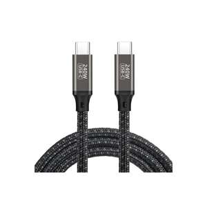 Cable de Datos Netzy QG02 de 5m, Tipo-C a Tipo-C, PD3.1, 240W, 480Mbps, 3A, Carga Rápida para Teléfonos Móviles, 2 Años de Garantía - Product Image 1