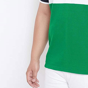 เสื้อเชิ้ตผู้ชายปี 2024 ผ้าเจอร์ซีย์คอตตอนระบายอากาศ แขนสั้น ลายเรียบ แห้งเร็ว ยั่งยืน ราคาขายส่ง - Product Image 5