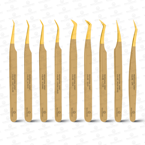 แหนบต่อขนตาแบบรัสเซียด้วยมือทำจากเหล็กญี่ปุ่นเป็นมิตรต่อสิ่งแวดล้อม - Product Image 2