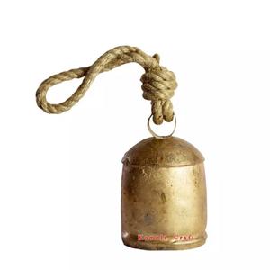 Standard Quality Latest Design Multicolor Iron Metal Mini <b>Cow</b> <b>Bells</b> at Wholesale Price for Export From India - Product Image 1
