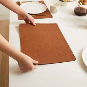 Home Use Multi-Functional Leather Office Mobile Phone Holder Mouse Pad Mat Best Quality Customised Low Cost - Product Image 4