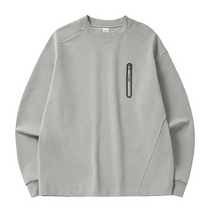 380g Loose Fit Otoño Sudadera Hombres Sudaderas Casual Pullover - Product Image 1