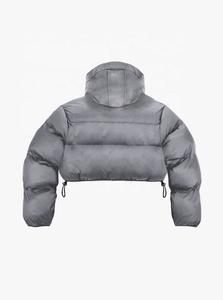 Designer Men's Cotton Puffer <b>Jacket</b> for Winter Custom Logo <b>Hooded</b> Reversible Eco-Friendly <b>Padded</b> for Outdoor Use - Product Image 2