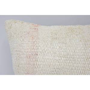 Sutil rayas Beige lana Kantha Patchwork almohada de lujo 12x24 pulgadas cojín decorativo Vintage patrón esponjoso para sala de estar - Product Image 2