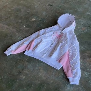 Y2K sérigraphié Hoodies Baggy surdimensionné Design Streetwear mode doux coton mélange tissu en gros fournisseur de vêtements - Product Image 4