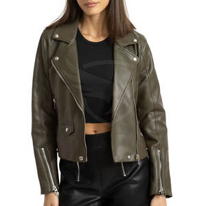 2025 nouveau Style vestes en cuir prix de gros femmes vestes en cuir arrivée chaude vestes en cuir - Product Image 1