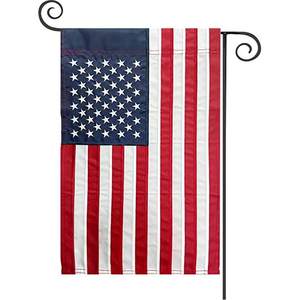 USA TOP FLAGSINC Lot de 2 drapeaux de jardin américains 12 x 18 - Petits drapeaux patriotiques avec étoiles brodées pour la cour - Product Image 6